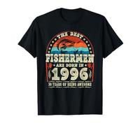 Los Mejores Pescadores Nacidos en 1996 Amantes de la Pesca 30 cumpleaños Camiseta