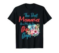 Los mejores recuerdos Chanclas Vacaciones de verano Vintage Love Camiseta