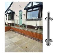 Los Modernos Postes de barandilla de Acero Inoxidable con Abrazaderas Son Aptos Tanto para Uso Interior como Exterior, lo Que los Convierte en una opción Ideal para Sistemas de escaleras, pa