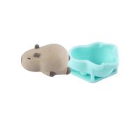 Los moldes funcionales de silicona para hornear son blancos flexibles y pudín para hacer postres con familiares y amigos