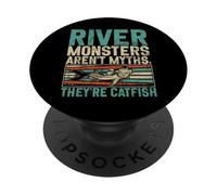 Los Monstruos del río no Son mitos, Son bagres PopSockets PopGrip Adhesivo