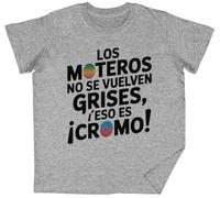 Los Moteros No Se Vuelven Grises ¡Eso Es Cromo Grey Kids Unisex T-Shirt tee
