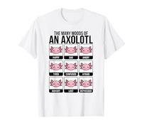 Los Muchos Estados de ánimo de un Axolotl Camiseta