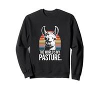 Los Mundos Mi Llama de Pasto Sudadera