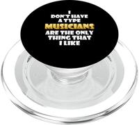 Los músicos Son lo único Que me Gusta Artista de Grabación Musicano PopSockets PopGrip para MagSafe