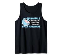 Los narvales Divertidos Amantes de los narvales Son un Humor increíble en el océano Camiseta sin Mangas