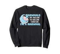 Los narvales Divertidos Amantes de los narvales Son un Humor increíble en el océano Sudadera