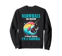 Los narvales Divertidos Amantes de los narvales Son un Humor increíble en el océano Sudadera