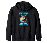 Los narvales Divertidos Amantes de los narvales Son un Humor increíble en el océano Sudadera con Capucha