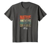 Los nativos Americanos descubrieron a los Indios del Orgullo de Colón Camiseta, Niños, Asfalto, 4 años