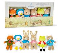 Los ni os prefieren Peter Rabbit, personajes cl sicos de animales de peluche, juego de regalo de 6 piezas, juguetes de peluche de 9 pulgadas para
