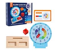 Los niños aprenden reloj - Modelo de reloj Material didáctico, herramientas de aprendizaje Niños Montesori Juguetes educativos de inteligencia educativa temprana | Reloj para estudiantes, reloj de ens
