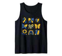 Los niños con trisomía con síndrome de Down Boho apoyan la Conciencia sobre la Salud Camiseta sin Mangas