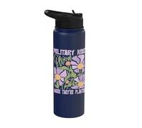 Los niños militares florecen donde se les planta Purple Up Stainless Steel Insulated Water Bottle