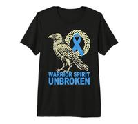 Los nórdicos luchan contra el cáncer de próstata: Warrior Spirit Unbroken Viking Camiseta Premium