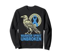 Los nórdicos luchan contra el cáncer de próstata: Warrior Spirit Unbroken Viking Sudadera