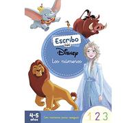 Los números (4-5 años) (Escribo con Disney): Con números para reseguir (Aprendo con Disney)