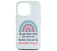 Los números impares NO se Pueden Dividir por Dos, Divertido Profesor de matemáticas Carcasa para iPhone 13 Pro
