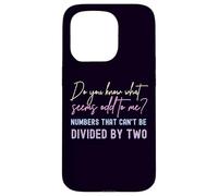 Los números impares NO se Pueden Dividir por Dos, Divertido Profesor de matemáticas Carcasa para iPhone 15 Pro