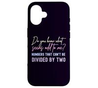 Los números impares NO se Pueden Dividir por Dos, Divertido Profesor de matemáticas Carcasa para iPhone 16