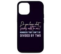 Los números impares NO se Pueden Dividir por Dos, Divertido Profesor de matemáticas Carcasa para iPhone 12/12 Pro