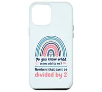 Los números impares NO se Pueden Dividir por Dos, Divertido Profesor de matemáticas Carcasa para iPhone 12 Pro MAX