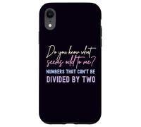 Los números impares NO se Pueden Dividir por Dos, Divertido Profesor de matemáticas Carcasa para iPhone XR