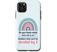 Los números impares NO se Pueden Dividir por Dos, Divertido Profesor de matemáticas Carcasa para iPhone 11 Pro MAX