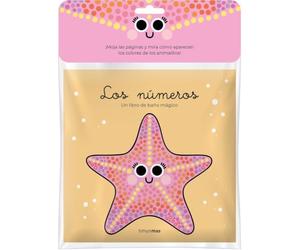 Los números. Libro de baño mágico: ¡Moja las páginas y mira cómo aparecen los colores de los animalitos!
