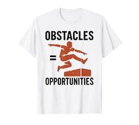 Los obstáculos Son oportunidades Parkour Free Running Gimnasia Camiseta