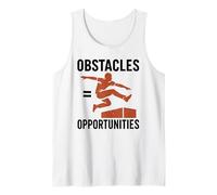 Los obstáculos Son oportunidades Parkour Free Running Gimnasia Camiseta sin Mangas