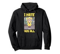 Los odio a todos La gente no es un gran Fan Anime Sudadera con Capucha