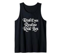 Los Ojos Reales se Dan Cuenta de mentiras Reales Camiseta sin Mangas