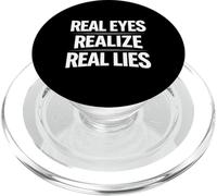 Los Ojos Reales se Dan Cuenta de mentiras Reales Conciencia Verdad Pensador crítico PopSockets PopGrip para MagSafe