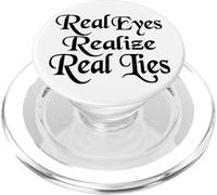 Los Ojos Reales se Dan Cuenta de mentiras Reales PopSockets PopGrip para MagSafe