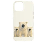 Los Osos Polares Carcasa para iPhone 15