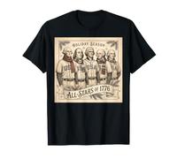Los Padres Fundadores Béisbol Holiday All-Stars 1776 American Camiseta