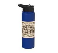 Los Padres Fundadores Béisbol Holiday All-Stars 1776 American Stainless Steel Insulated Water Bottle