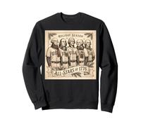 Los Padres Fundadores Béisbol Holiday All-Stars 1776 American Sudadera