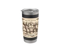 Los Padres Fundadores Béisbol Holiday All-Stars 1776 American Vaso térmico de acero inoxidable de doble pared