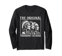 Los Padres Fundadores Originales - Indígenas - Nativos Manga Larga