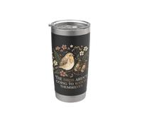 Los pájaros no se van a ver a sí mismos Birding Design Vaso térmico de acero inoxidable de doble pared