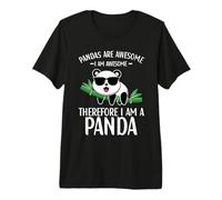 Los Pandas Son Impresionantes Amantes de los Osos Panda para niños Camiseta Premium