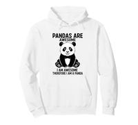 Los Pandas Son Impresionantes Soy Impresionante por lo Tanto, Soy un Panda Sudadera con Capucha