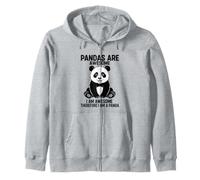 Los Pandas Son Impresionantes Soy Impresionante por lo Tanto, Soy un Panda Sudadera con Capucha