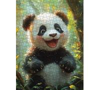 Los Pandas Son Lindos Puzzle 3000 Piezas, Rompecabezas Adultos Puzzle, Desafiante Puzzles de Decoración Juego de, Entretenimiento Juego Educativo para Toda la Familia, para Regalo Decoración DX0YL7973
