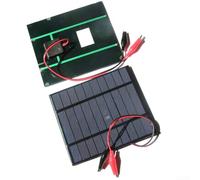 Los paneles solares policristalinos del silicón, salida portátil del panel 5V de la energía solar para el dispositivo compatible USB de la cabina remota de la irrigación del jardín
