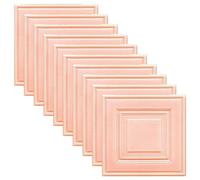 Los Paneles Suaves De La Espuma Etiqueta Engomada Pared Ladrillo Piedra Teja, Suave Del PE(Pink)