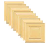 Los Paneles Suaves De La Espuma Etiqueta Engomada Pared Ladrillo Piedra Teja, Suave Del PE(Yellow)