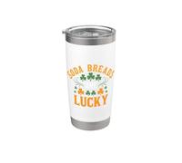Los panes de soda del día de San Patricio tienen suerte Vaso térmico de acero inoxidable de doble pared